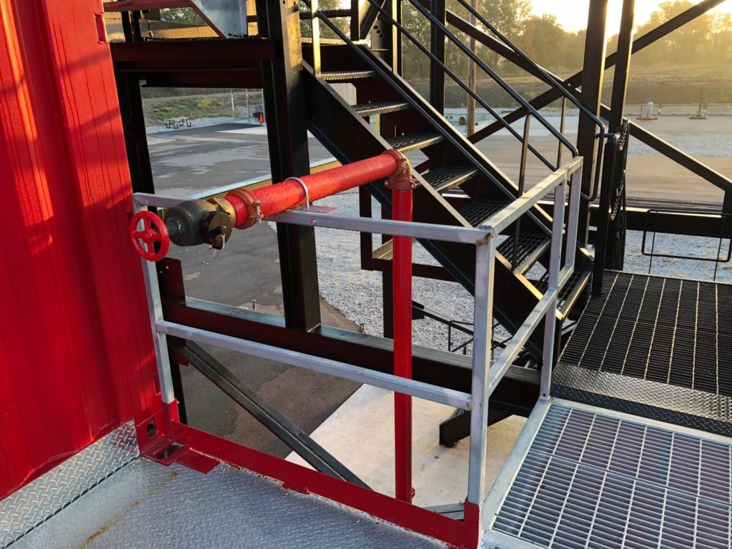 Standpipe Connection on the 2nd Level