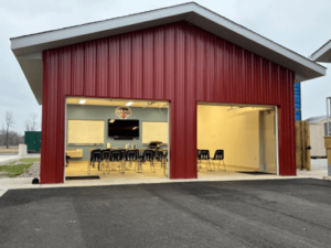 Garage Classroom Open Doors