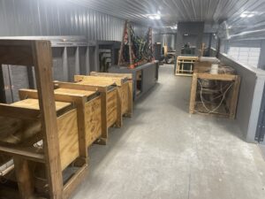 Mezzanine that is 15’ x 120’ that houses the SCBA Confidence Props.
